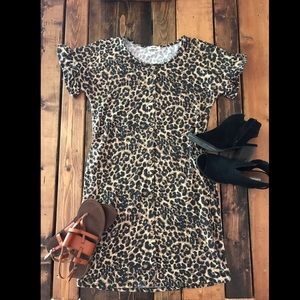 Leopard print dress